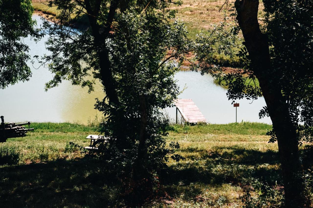 Maison De Campagne, Bord De Lac, Piscine, Billard 11 Per Plieux Exteriér fotografie